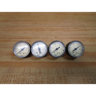 Wika 9690209 Pressure Gauge 0-15PSI (Pack of 4) - Used