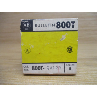 Allen Bradley 800T-QA12R Illuminated Push Button Ser. B