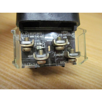 Allen Bradley 800T-QA12R Illuminated Push Button Ser. B