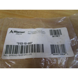 Warner Electric 5103-101-003 Armature Release Spring PBSFSFC-250 (Pack of 3)