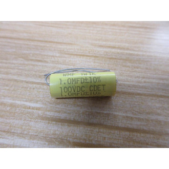Cornell Dubilier WMF 1W1K Capacitor WMF1W1K 1.0 MFD 100VDC (Pack of 9) - New No Box