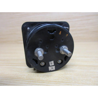 General Electric 0-80 DC AMPERES GE DC Ampere Meter 0-80 - Used