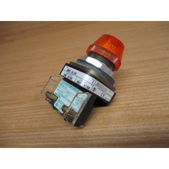 Allen Bradley 800T-QL10A Amber Pilot Light - New No Box