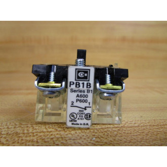 Cutler Hammer PB1B Contact Block Look Close Very In Design - New No Box