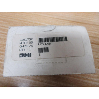 Ohmite L25J75R Resistor (Pack of 3)