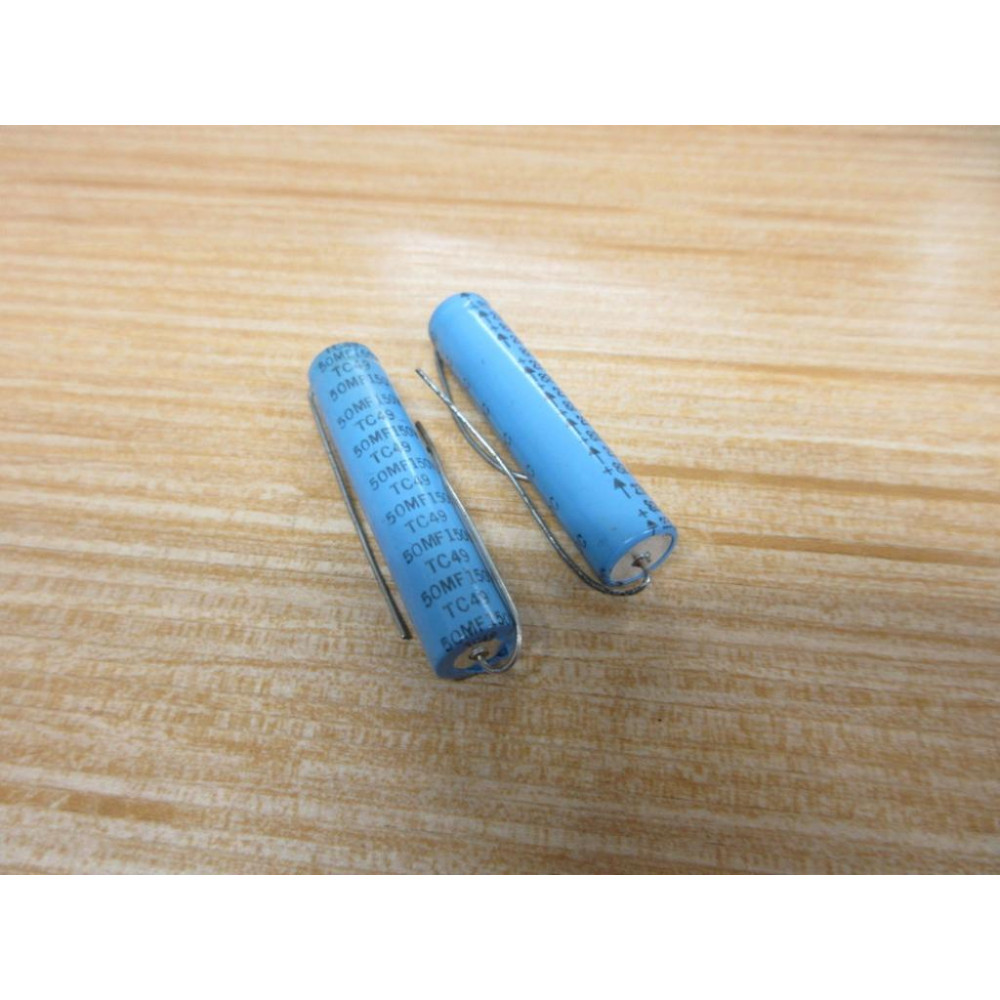 Mallory TC49 Cornell Dubilier Capacitor 50MF 150VDC (Pack of 2) - New No Box