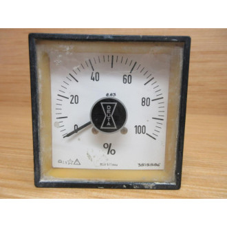 Deuta BQGV 91 moa Gauge 3515586 Range: 0-100 % - Used