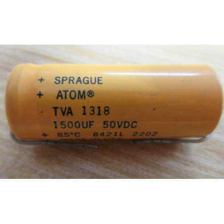 50uF 50V Sprague 30D TE-1307 USA Axial Capacitor Audio 50uF, 50DC (Qty