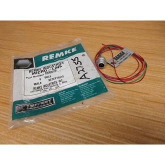 Remke 206R0010P Micro-Link Male Receptacle (Pack of 2)