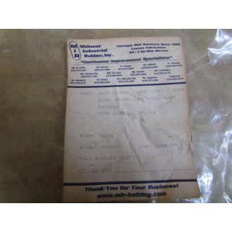 Midwest Industrial Rubber 76310 Nitta Belt 42712