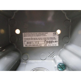 Allen Bradley 800T-1TZ Enclosure 800T1TZ Series T - Used