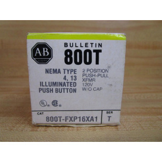 Allen Bradley 800T-FXP16XA1 Push Button .