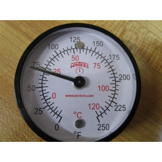 Winters 0-250°FC Surface Magnet Thermometer 0-250 - New No Box