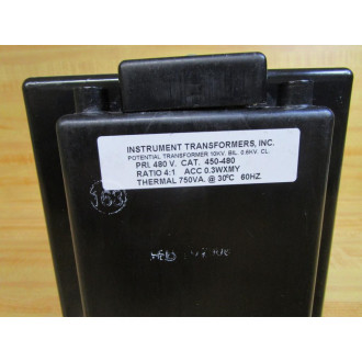 Instrument Transformers 450-480 Potential Transformer 450480 - Used