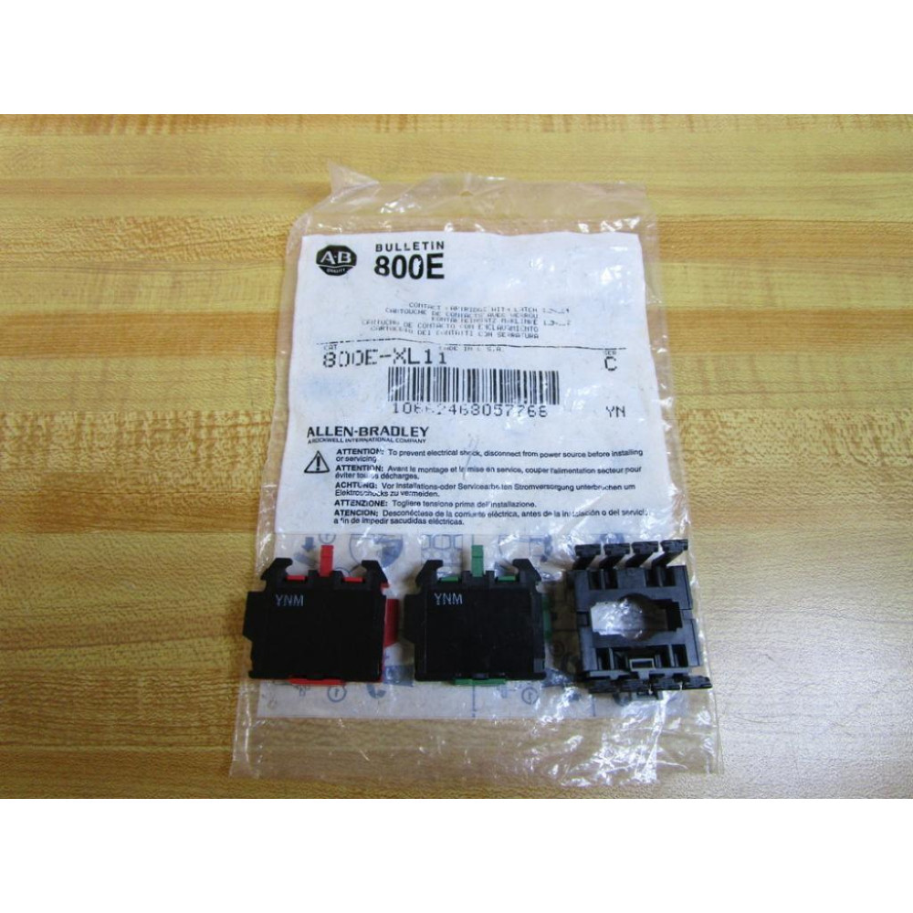 Allen Bradley 800E-XL11 Contact Cartridge WLatch 800EXL11