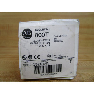 Allen Bradley 800T-QB24RAR Button W800T-XAR, W800T-Blank