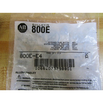 Allen Bradley 800E-E4 Extended Push Button 800EE4