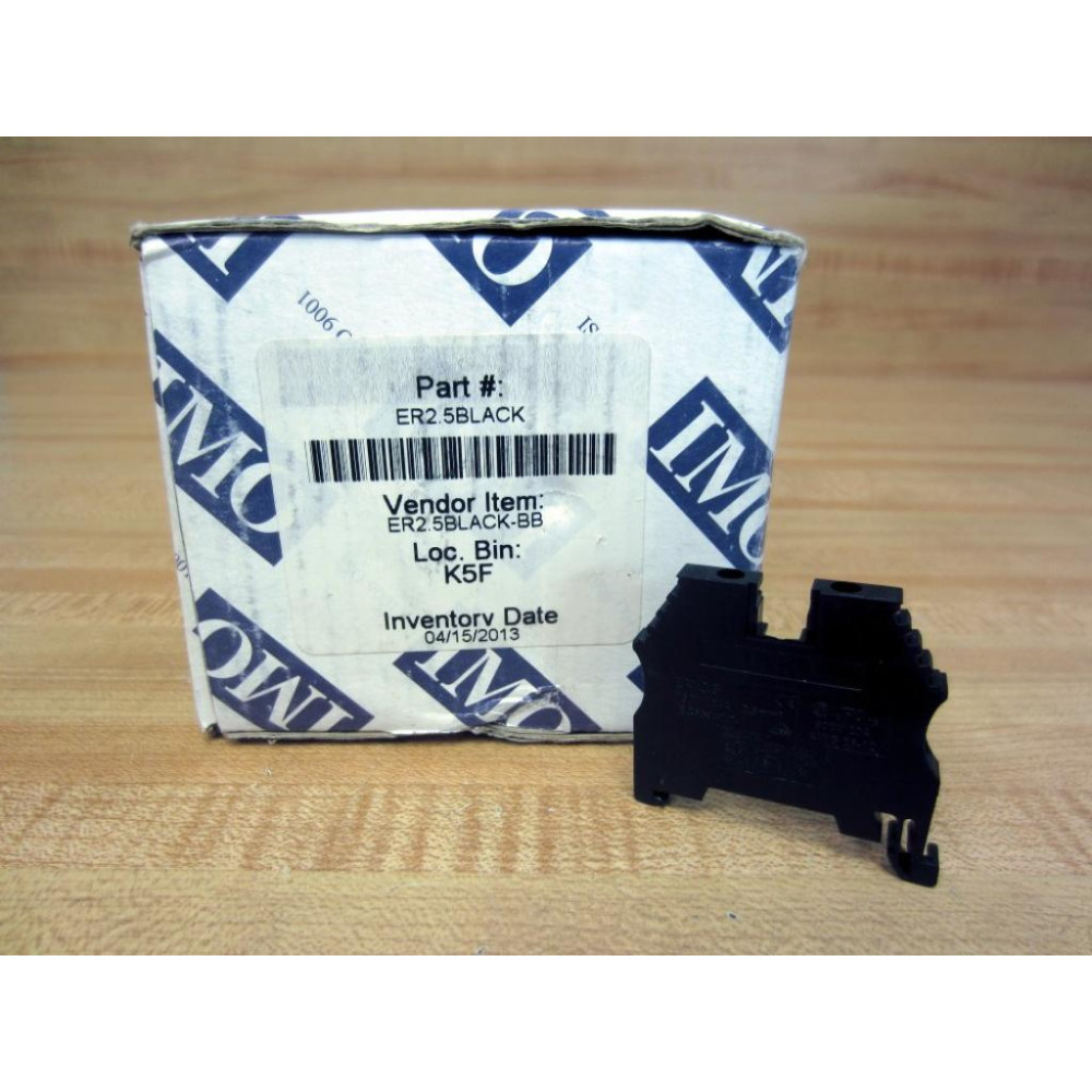 IMO 304125i ER2.5BLACK Terminal Block 304125i (Pack of 100) IMO 304125i ER2.5BLACK Terminal Block 304125i (Pack of 100)
