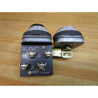 Allen Bradley 800T-FJ12A Push Button Dual 800TFJ12A