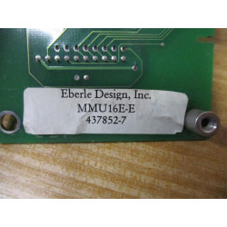 Eberle Design 010-1216-002 EDI Circuit Board MMU16E-E - Used