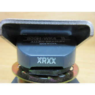 Allen Bradley 800H-WK4B Push Button W(2) 800T-XA