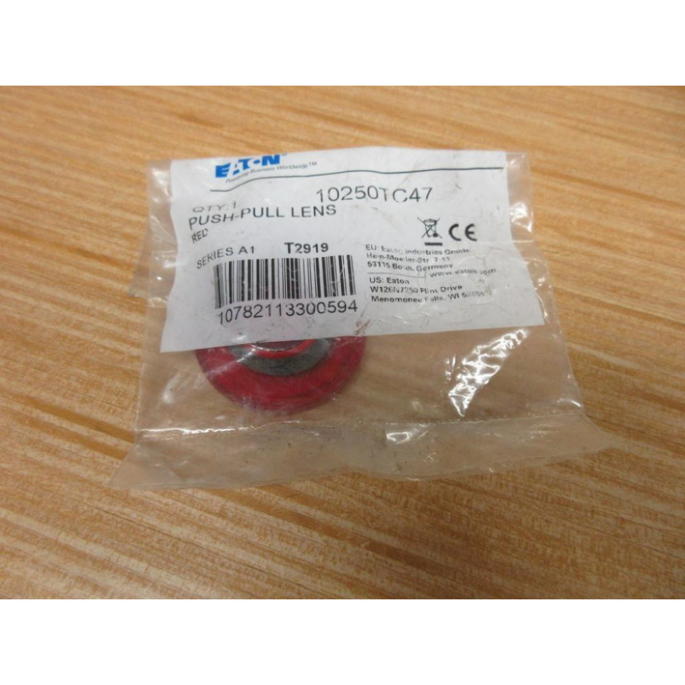 Eaton Cutler Hammer 10250TC47 Push-Pull Lens