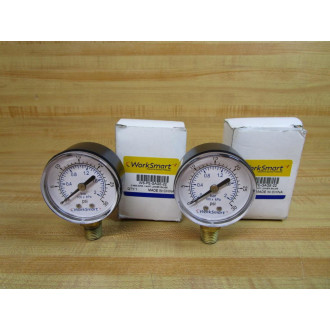 WorkSmart WS-PE-GAGE-22 Pressure Gauge WSPEGAGE22 (Pack of 2)