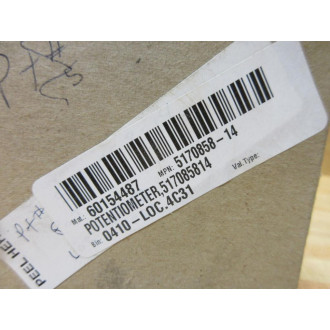 SCR-2161 Potentiometer WGear 5170858-14