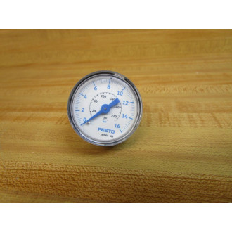 Festo MA-40-16-G14-EN Pressure Gauge 183901 (Pack of 2) - New No Box