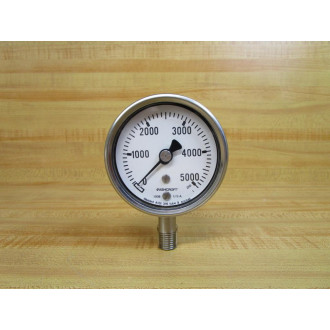 Ashcroft 1008 Series Stainless Steel 0-5000 PSI - New No Box
