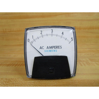 Siemens 250340LS-LS7ULKSU Panel Meter 0-5 AAC0-5 (Pack of 2) - Used