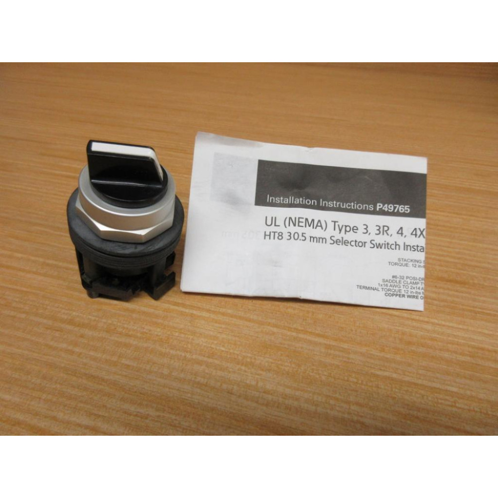 Cutler Hammer HT8JA H3A Selector Switch HT8JAH3A - New No Box