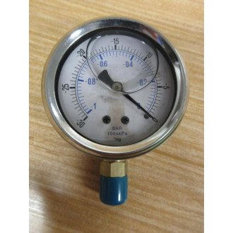 Generic 30-0 PSI-KPA-BAR Pressure Gauge