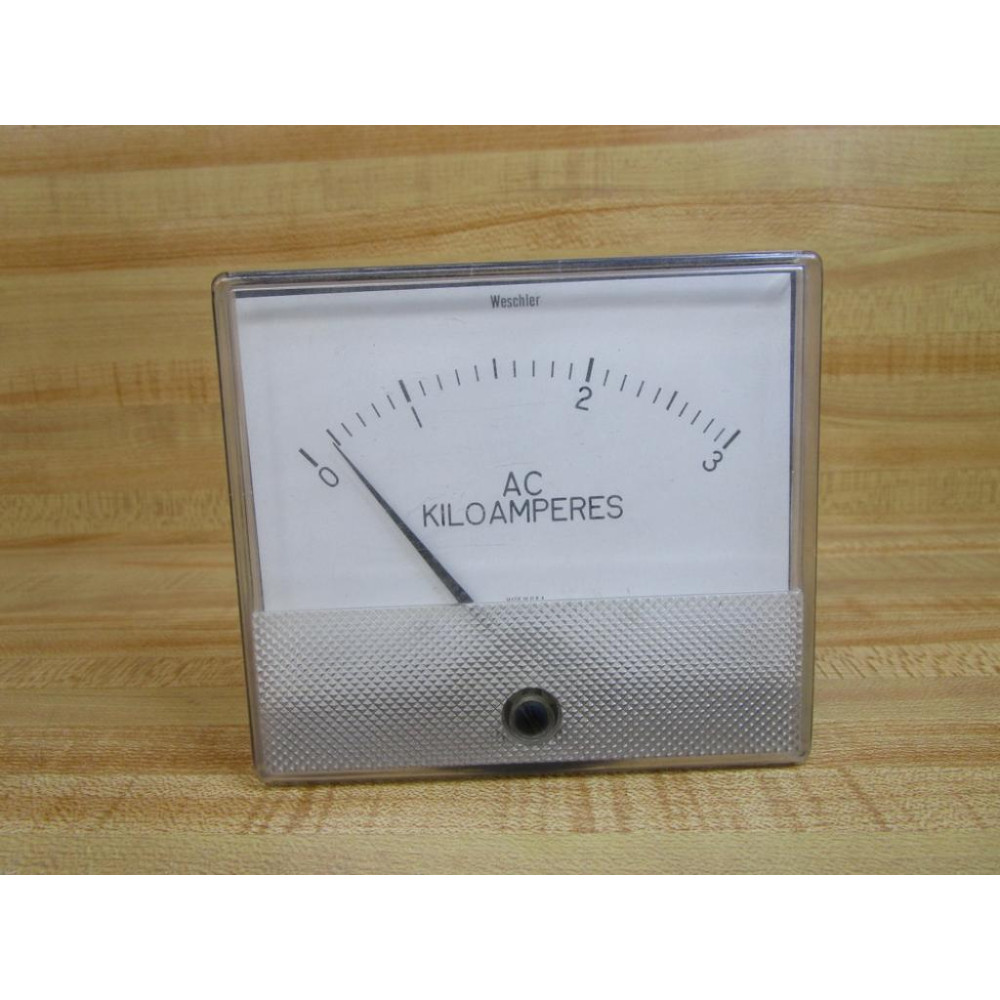 Weschler 644B639A29 Meter GA372 ACKA 0-3 AC Kiloamperes - New No Box
