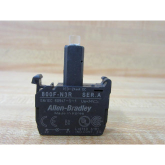 Allen Bradley 800F-N3R Red Integrated LED 800FN3R 24mA - New No Box