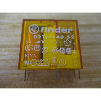Finder 40.52 Relay 4052 (Pack of 4) - Used