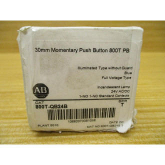 Allen Bradley 800T-QB24B Push Button 800TQB24B Series T