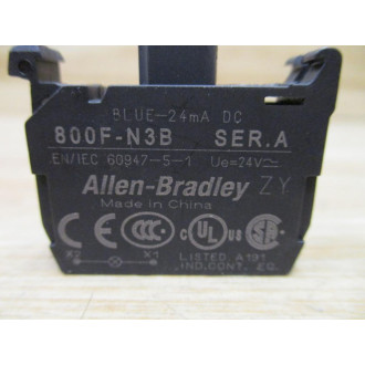 Allen Bradley 800F-N3B Blue LED Module 800FN3B - New No Box