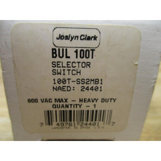 Joslyn Clark Sylvania 100T-SS2MB1 Switch 100TSS2MB1