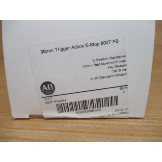 Allen Bradley 800T-TFXK6A4 Trigger Action E-Stop Button