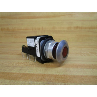 Allen Bradley 800T-FXQH2RA5 Red Button w(2) 800T-XD4 - New No Box