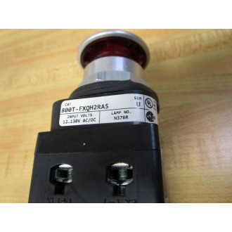 Allen Bradley 800T-FXQH2RA5 Red Button w(2) 800T-XD4 - New No Box