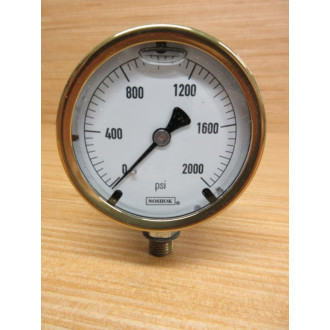 Noshok 25-300-SST-2000-PSI Pressure Gauge 25300SST2000PSI