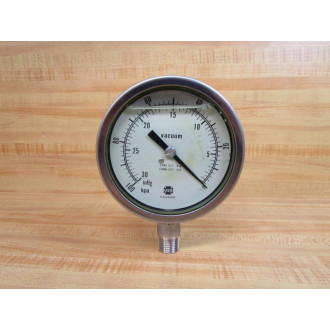 USG 58-81-5 Vacuum Gauge 58815 0-100 kPa 0-30 In Hg - New No Box