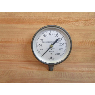 Grinnell Company 15811-1 USG Water Gauge 158111 0-250 3-12" - Used