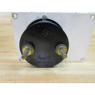 Simpson 50-0-50 D.C. Amperes Meter 1800Ω Mounted - Used