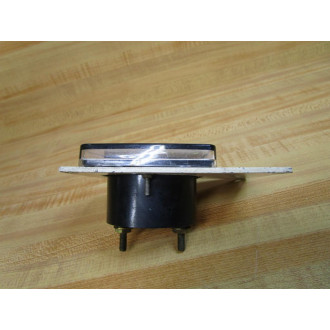 Simpson 50-0-50 D.C. Amperes Meter 1800Ω Mounted - Used