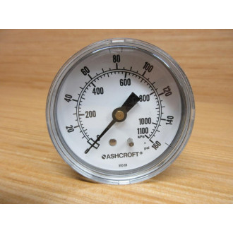 Ashcroft 25W1005 H 02B 160 Pressure Gauge 25W1005H02B160