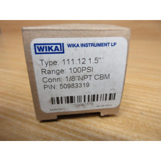 Wika 50983319 Pressure Gauge 111.12 1.5"