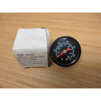 Ametek 164306 Gauge 0-160 PSI 0-1000 kPa